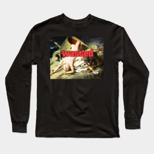 wasted drunk t-shirt Long Sleeve T-Shirt